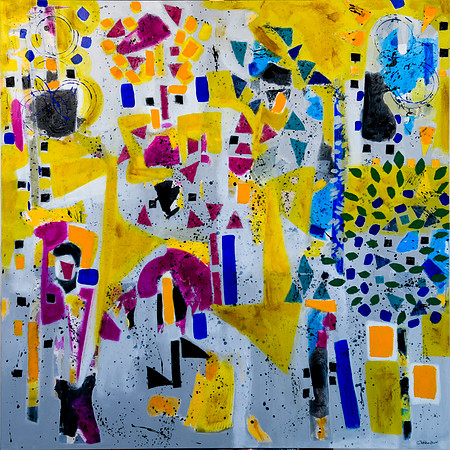 The Gray Ghost - Mix Media-Inspiration Series 60x60