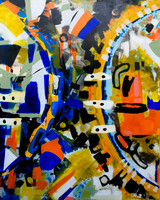 Fire-Acrylic on Canvas -Inspiration Series 48x60