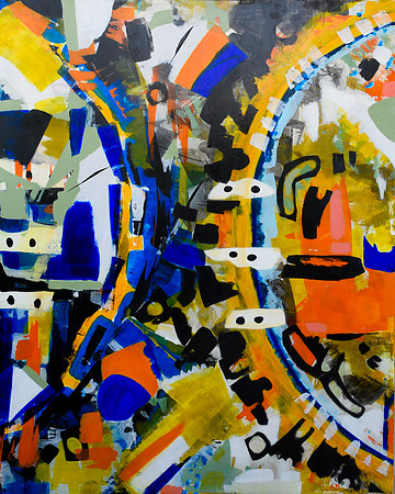 Fire-Acrylic on Canvas -Inspiration Series 48x60